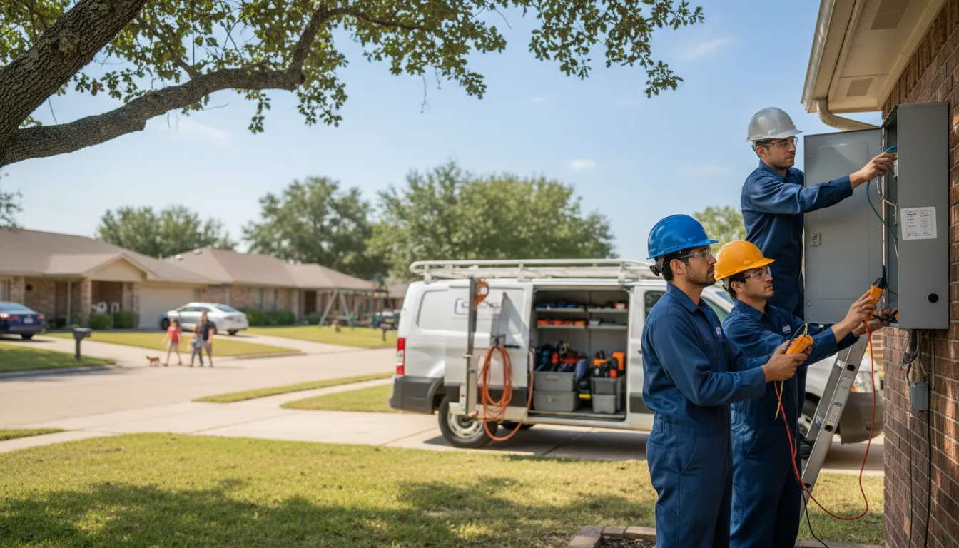 Certified electrician providing emergency electrical services in Schofield, WI